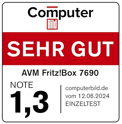 FRITZ!Box 7690 Wi-Fi 7 DSL Router, VDSL Supervectoring, Mesh, DECT