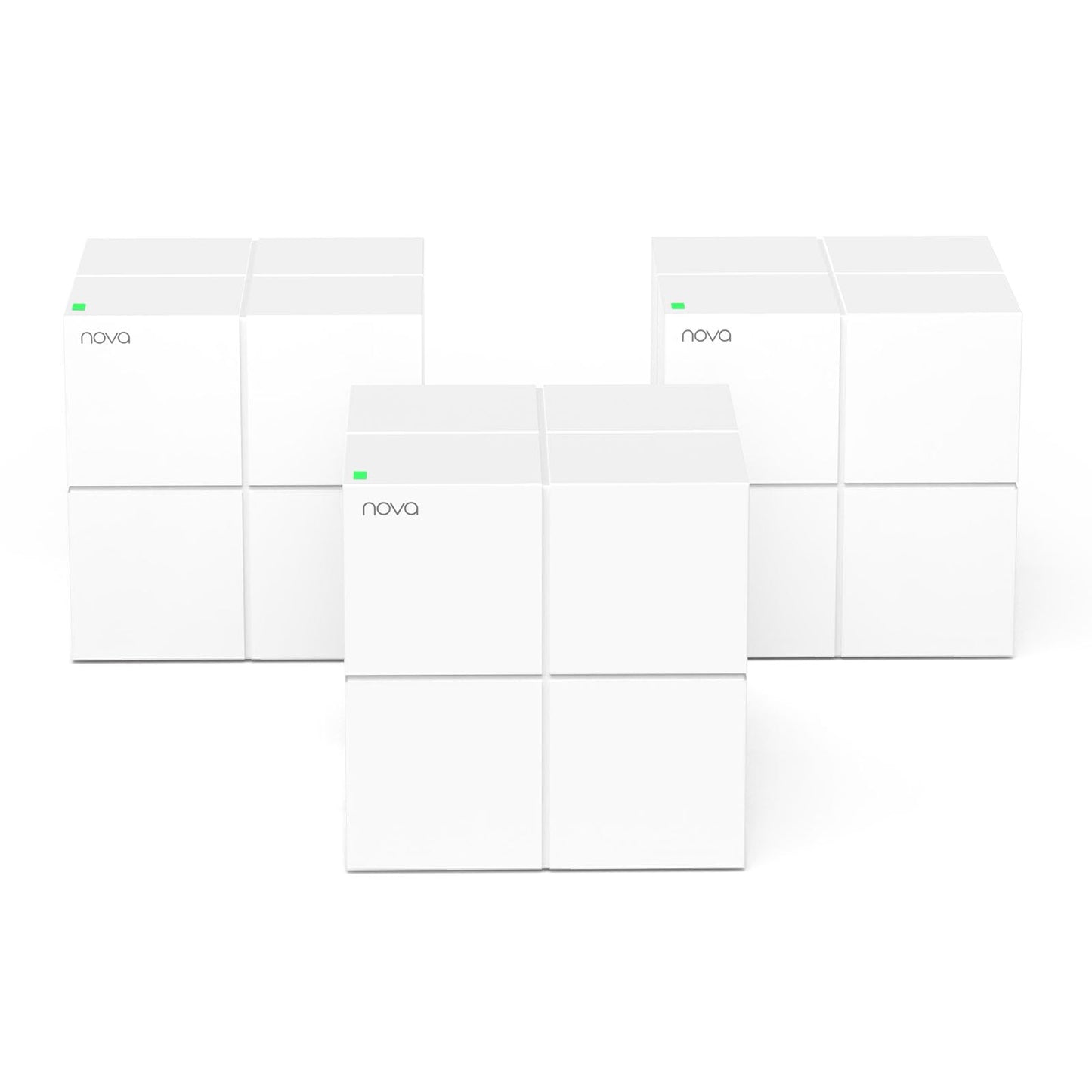 Tenda Nova MW6 AC1200 Mesh WLAN Set, 3-4 Zimmer, 6x Gigabit, 3er Pack