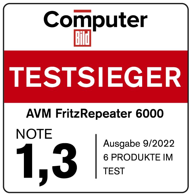 FRITZ!Repeater 6000 WiFi 6, 2,5-Gigabit LAN, Dualband