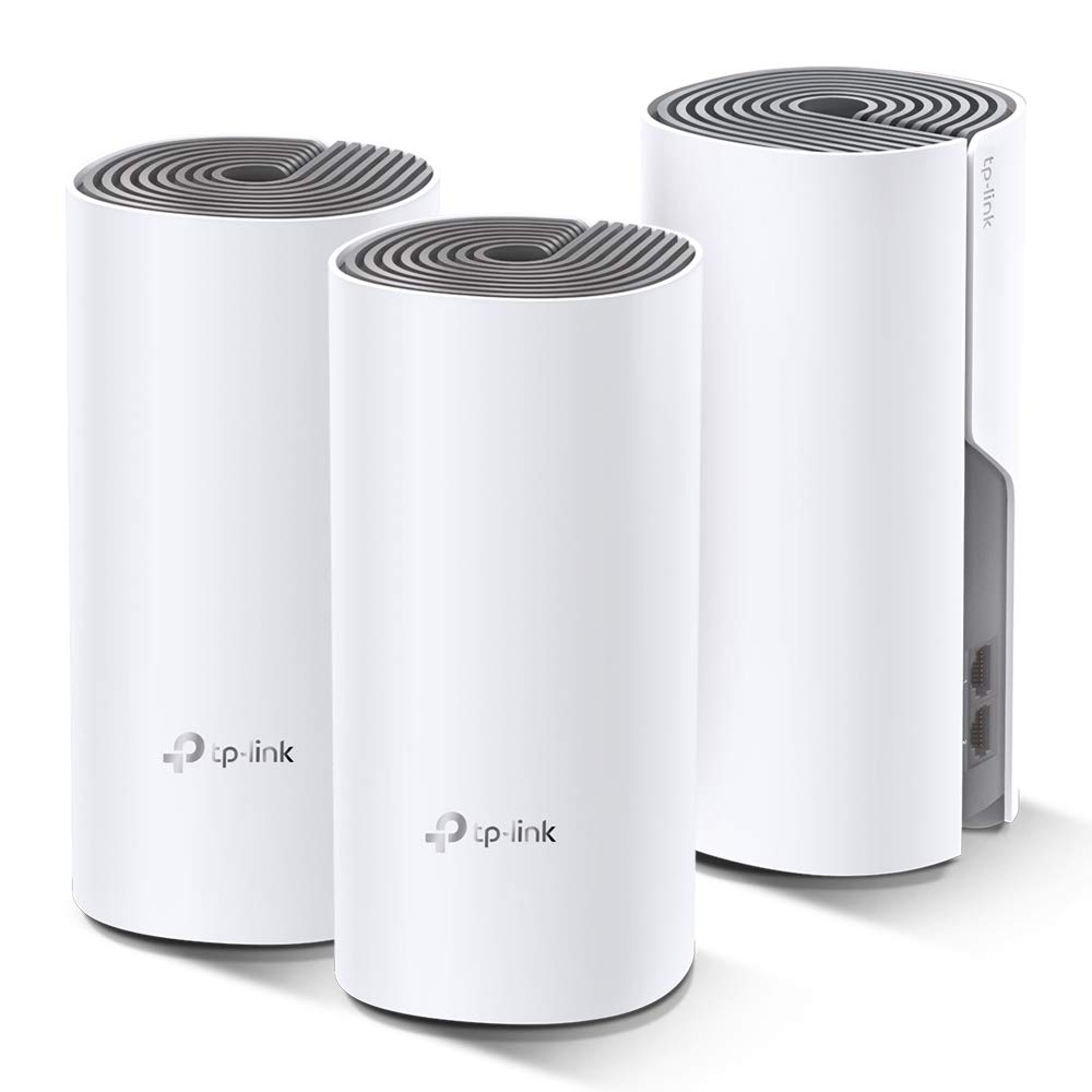 TP-Link Deco E4 Mesh WLAN Set 3er, AC1200 Dual Band, 6x 100Mbit/s Ports