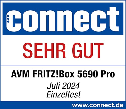 FRITZ!Box 5690 Pro Wi-Fi 7 Triband Router, DSL & Fiber, Mesh, DECT