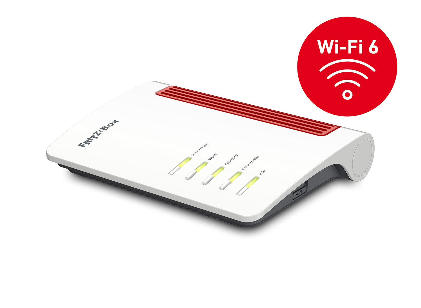 FRITZ!Box 5530 Fiber Wi-Fi 6 Router, 3 Gbps, 2.5-Gigabit LAN