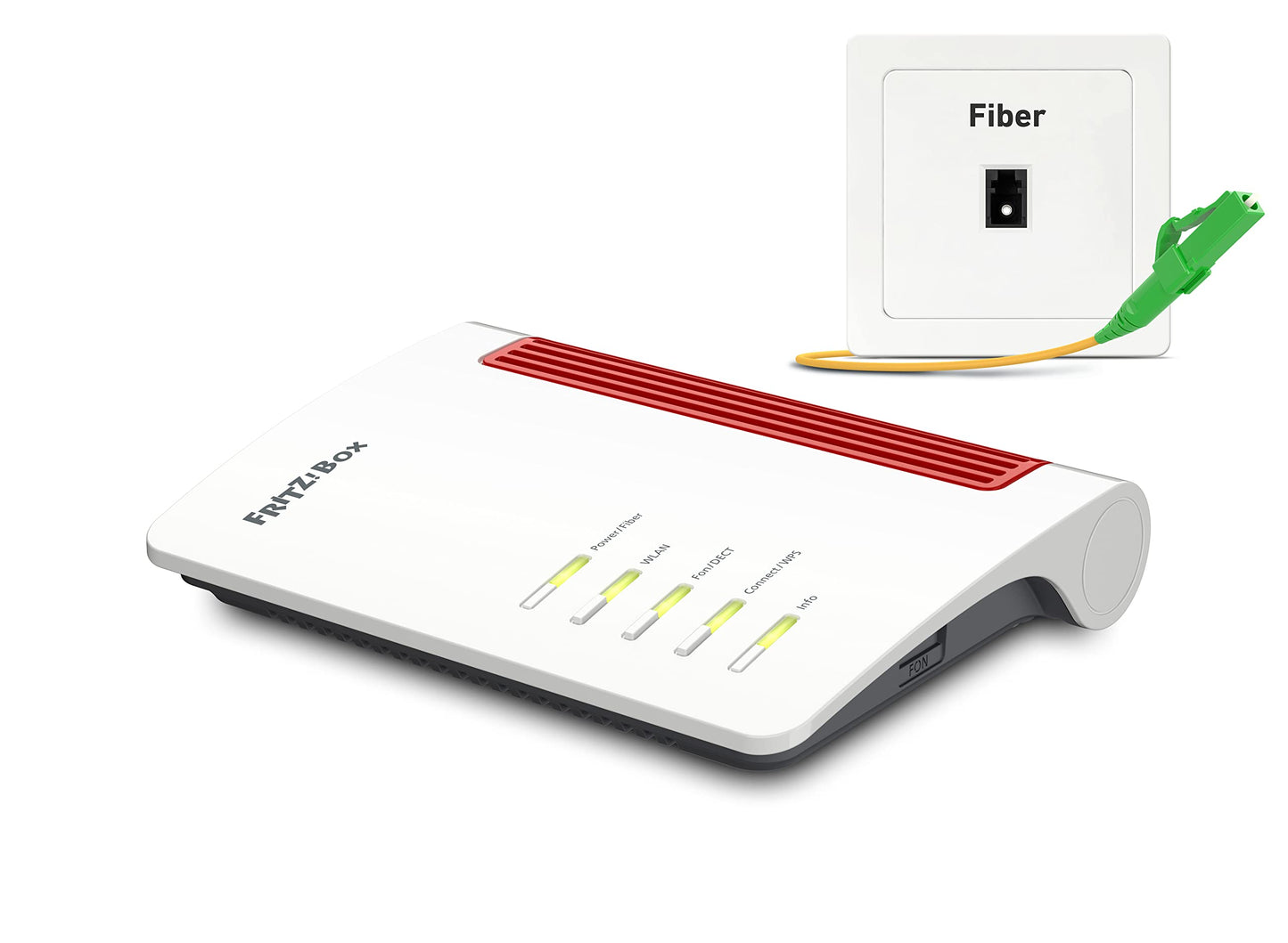 FRITZ!Box 5530 Fiber Wi-Fi 6 Router, 3 Gbps, 2.5-Gigabit LAN