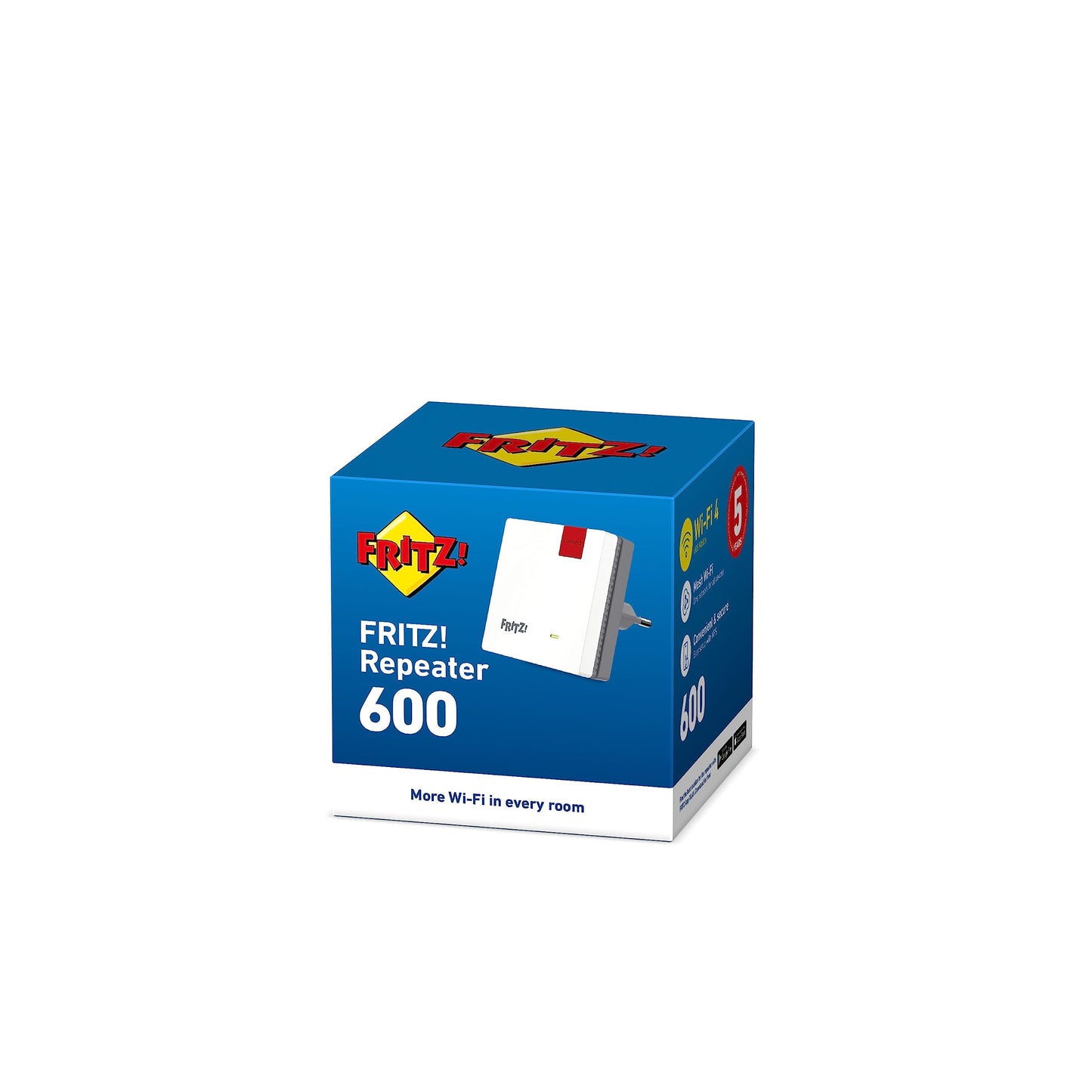 FRITZ!Repeater 600 WLAN N 600 MBit/s, kompakt, international