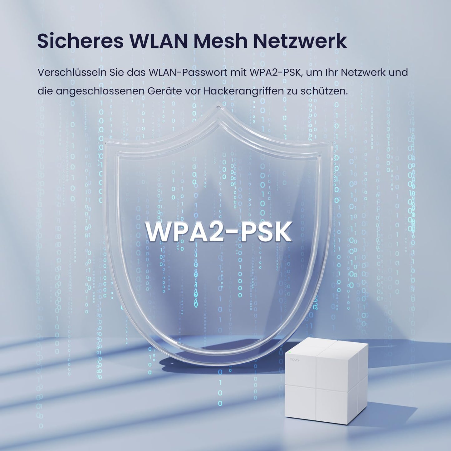 Tenda Nova MW6 AC1200 Mesh WLAN Set, 3-4 Zimmer, 6x Gigabit, 3er Pack