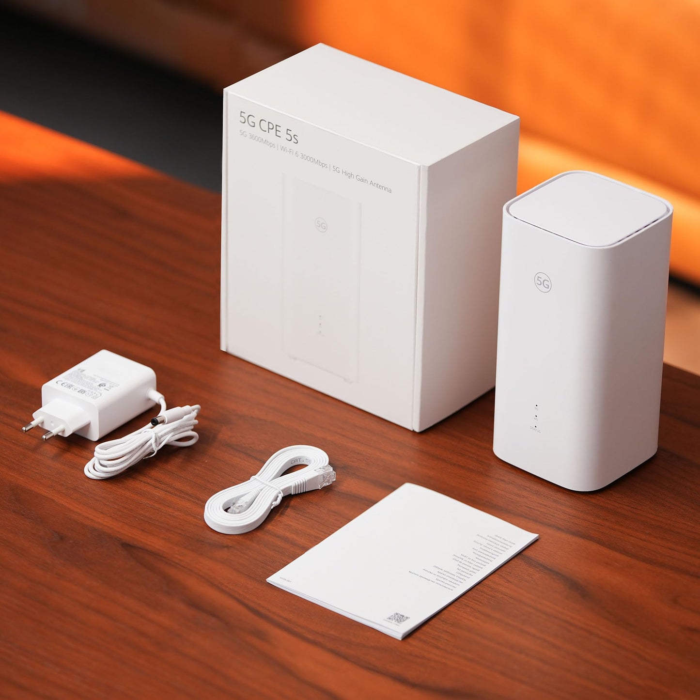5G CPE 5s Router Wi-Fi 6 AX3000, 3600 Mbit/s, LAN/WAN, Garantie