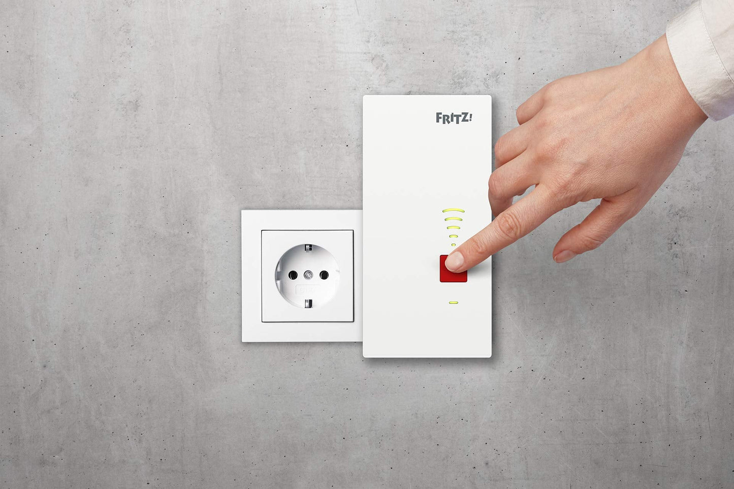 FRITZ!Repeater 2400 Dual-Band WLAN, bis zu 1733 MBit/s + 600 MBit/s, Gigabit LAN