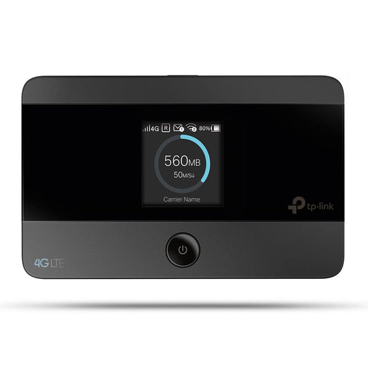 TP-Link M7350 4G MiFi Router, CAT4, 150 Mbit/s, 2000mAh Akku, 10 Geräte, Schwarz