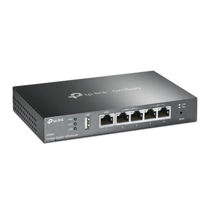 TP-LINK ER605 5-Port Dual WAN VPN Router, Omada SDN, Firewall, Schwarz
