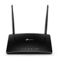 TP-Link TL-MR6400 LTE Router, 4G SIM, 150 Mbit/s, N300 WLAN, 4x LAN, Gastnetz, Schwarz