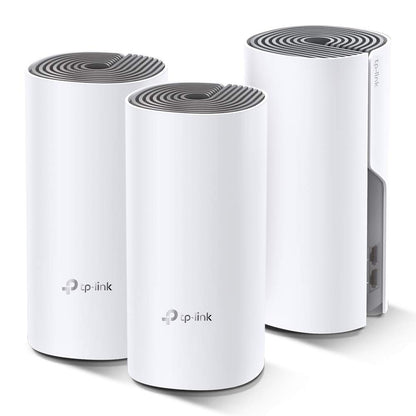 TP-Link Deco E4 Mesh WLAN Set 3er, AC1200 Dual Band, 6x 100Mbit/s Ports
