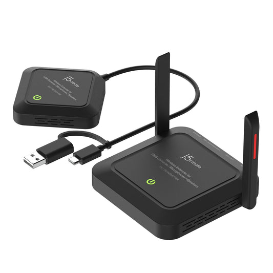 j5create Wireless Extender für USB Webcam & Mikrofon, Windows/Mac (JVW120)