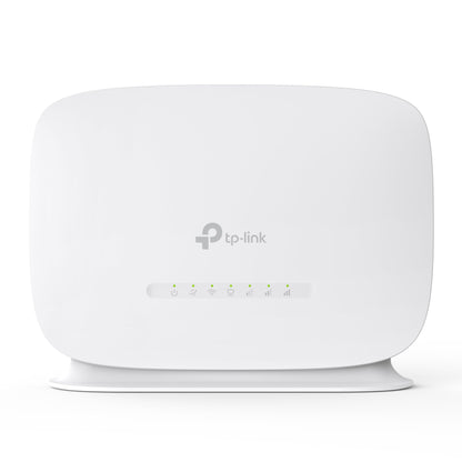 TP-Link TL-MR105 LTE Router, 4G Nano SIM, 150 Mbit/s, WLAN N300, 2x LAN, Gastnetz, Plug & Play