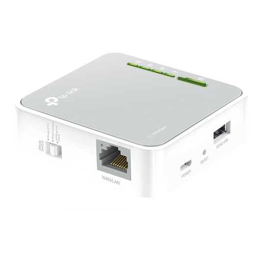 TP-Link TL-WR902AC AC750 Nano Router, Dual-Band, Repeater/Accesspoint, Tragbar, Weiß/Grau