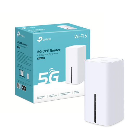 TP-Link Archer NX200 5G LTE Router, AX1800 WLAN, 3x Gigabit, Plug & Play