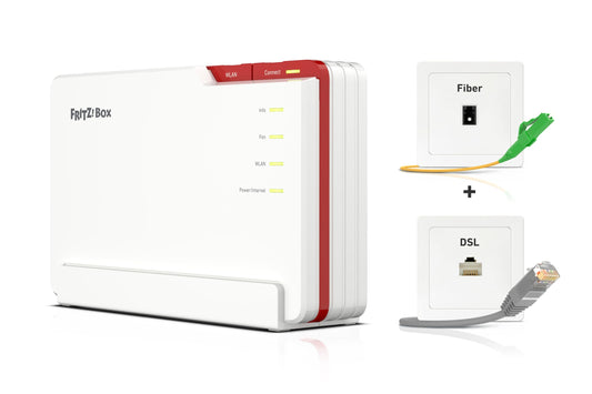 FRITZ!Box 5690 Pro Wi-Fi 7 Triband Router, DSL & Fiber, Mesh, DECT