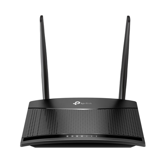 TP-Link TL-MR100 LTE Router, 4G SIM, 150 Mbit/s, WLAN N300, 2x LAN, Gastnetz, Plug & Play